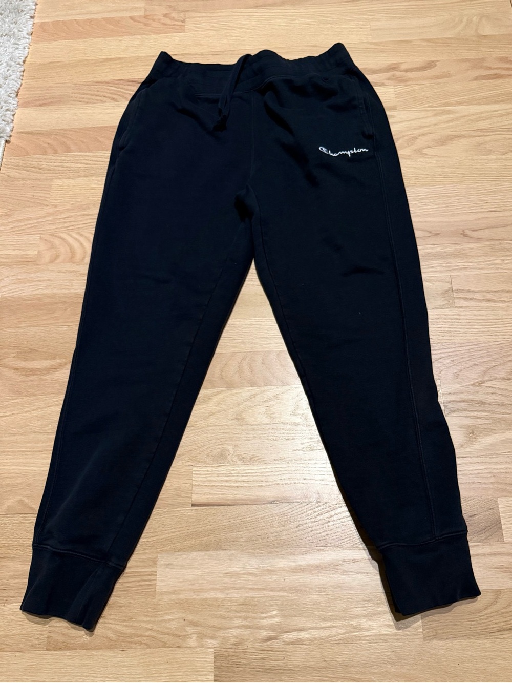 Champion Mens Black Jogger Sweatpants